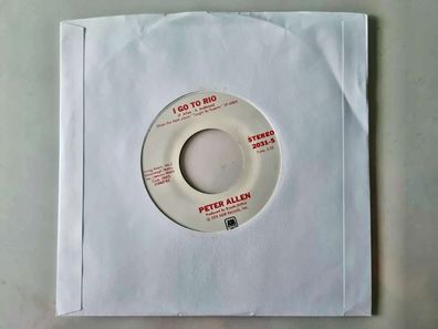 Peter Allen - I go to Rio 7'' Vinyl US