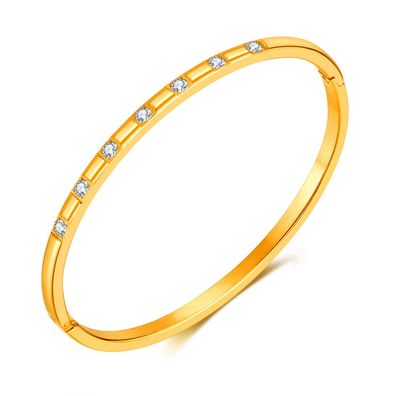 HighGrade Diamond Bracelet Temperament Cast Steel Bracelet For Women