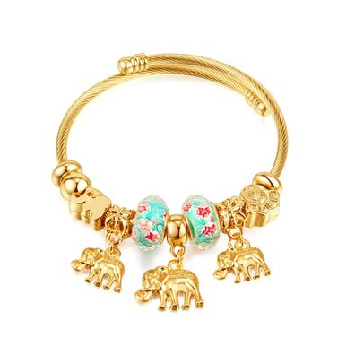 Elephant Pendant Bracelet Accessory Elegant Bracelet For Women