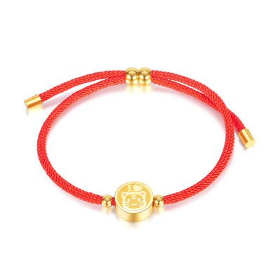 Handmade Red Rope Zodiac Year Of Tiger Year Of Fate Bracelet