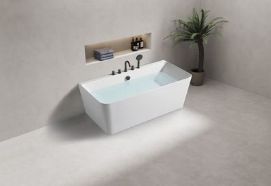 Weiße Badewanne Badezimmer Standbadewanne Acryl Wanne Luxus Wannenbad