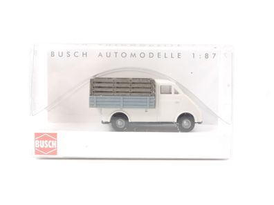 Busch H0 40923 Modellauto Transporter DKW 3=6 mit Holzgatteraufbau 1:87