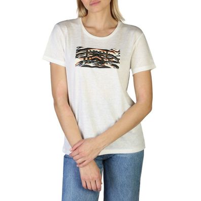 Pepe Jeans - Bekleidung - T-Shirts - Caitlin-pl505145-white - Damen - Weiß