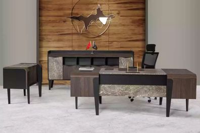 Bür Möbel Schreibtisch Tisch Marmor Imitation Tische Büro Einrichtung