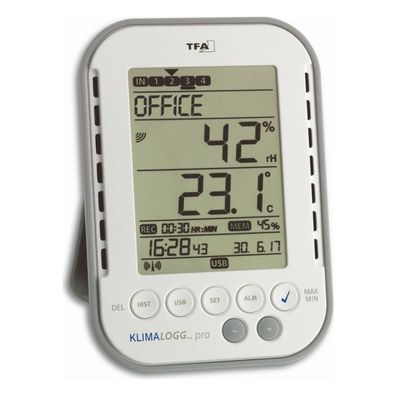TFA - Profi-Thermo-Hygrometer mit Datenlogger-Funktion Klimalogg PRO 30.3039. IT