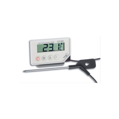 TFA - Profi-Digitalthermometer mit Einstichfühler LT-101 30.1033 - weiß