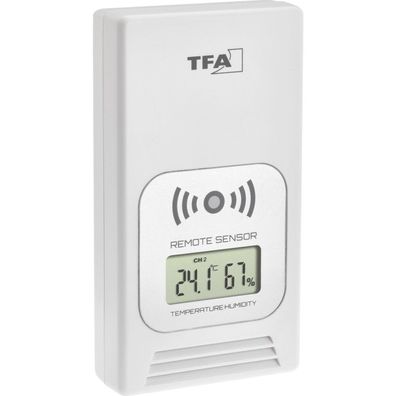 TFA - T/ H Display Sender 30.3241.02 - weiß