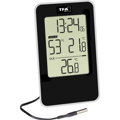 TFA - Digitales Thermo-Hygrometer 30.5048.01 - schwarz