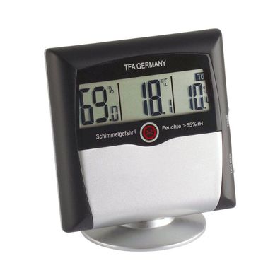 TFA - Digitales Thermo-Hygrometer Comfort Control 30.5011 - schwarz/ silber