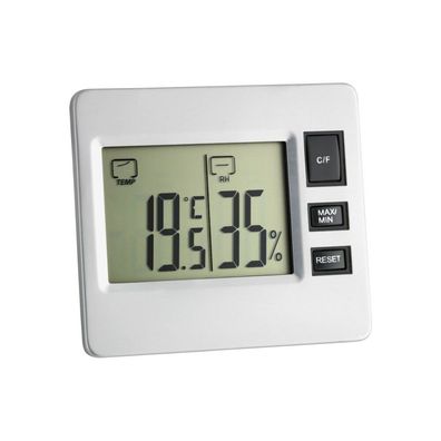TFA - Digitales Thermo-Hygrometer 30.5028 - silber
