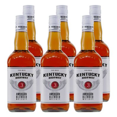Kentucky Highway American Blended Whiskey (6 x 0,7L)