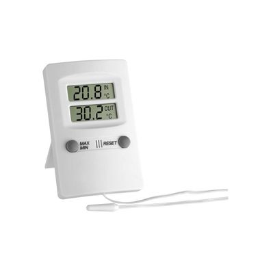 TFA - Digitales Innen-Außen-Thermometer 30.1009 - weiß