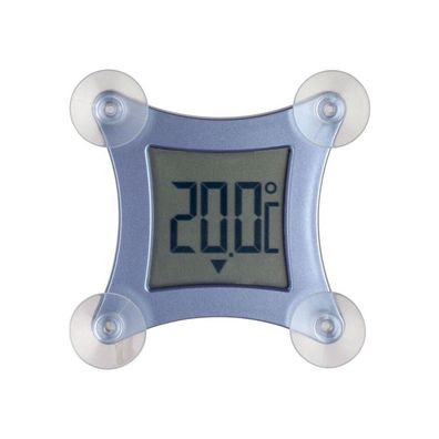 TFA - Digitales Fensterthermometer POCO 30.1026 - blau-metallic
