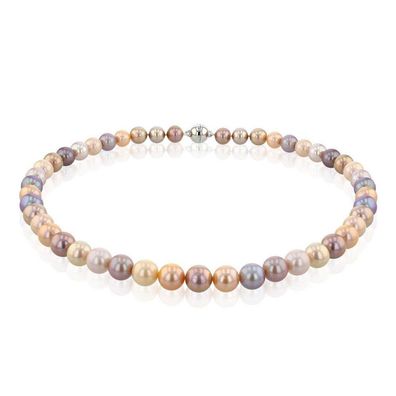 Luna-Pearls - 218.0217 - Collier - Damen - 925er Silber rhodiniert