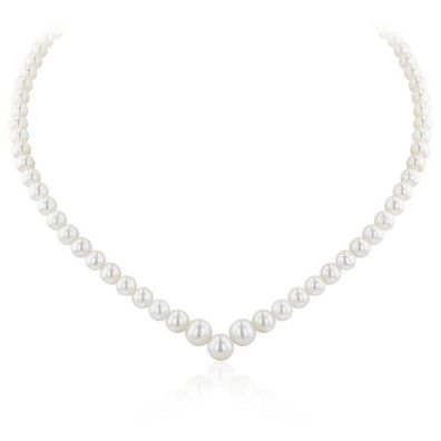 Luna-Pearls - 218.0221 - Collier - Damen - 925er Silber rhodiniert