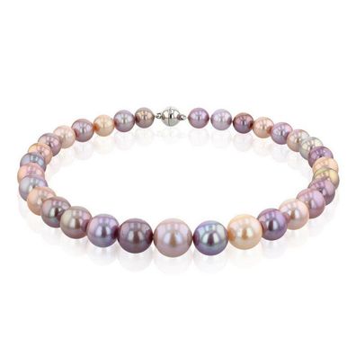 Luna-Pearls - 218.0219 - Collier - Damen - 925er Silber rhodiniert