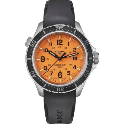 Traser H3 - 109380 - Armbanduhr - Herren - Quarz - P67 Diver Orange