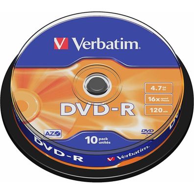 DVD-R 4,7 GB (16fach, 10 Stück)