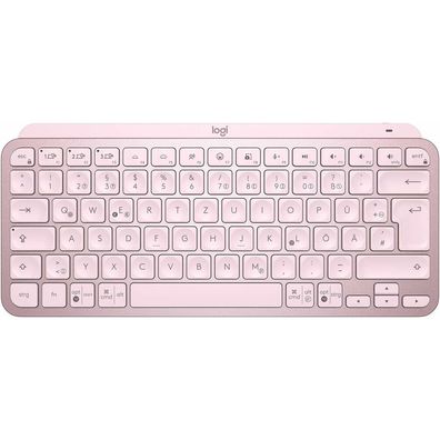 Logitech MX Keys Mini Tastatur kabellos rosa