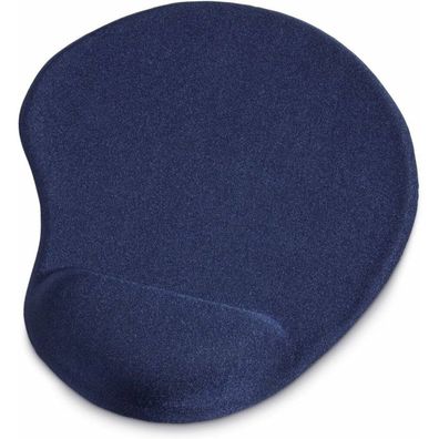 hama Mousepad mit Handgelenkauflage Ergonomic blau