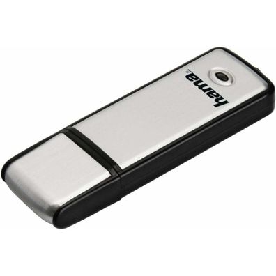 hama USB-Stick Fancy silber, schwarz 64 GB