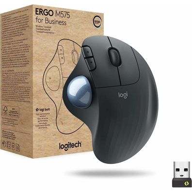 Logitech ERGO M575 for Business Trackball kabellos graphit