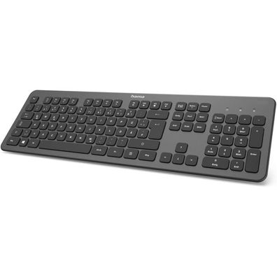hama KW-700 Tastatur kabellos schwarz, anthrazit