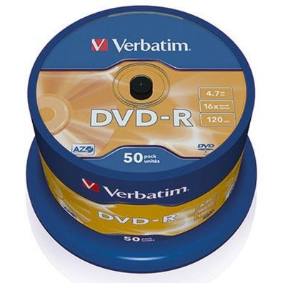 DVD-R 4,7 GB (16fach, 50 Stück)