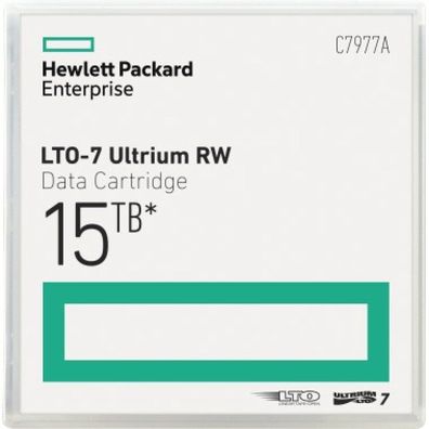 HP Bandkassette LTO Ultrium-7 C7977A 6/1 m (B x L) 15.000Gbyte