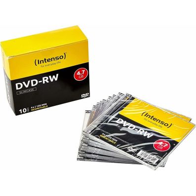 10 Intenso DVD-RW 4,7 GB wiederbeschreibbar