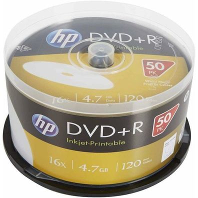 50 HP DVD + R 4,7 GB bedruckbar