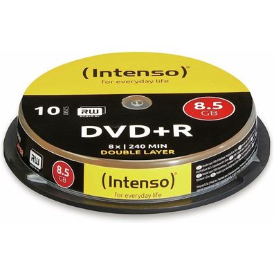 10 Intenso DVD + R 8,5 GB Double Layer