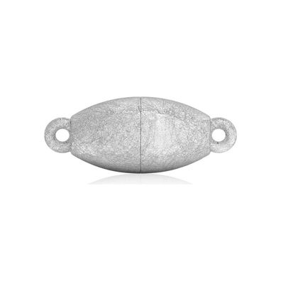 Luna-Pearls Olive Magnetschließe 925 Silber rhod. 6.5mm - 666.1003