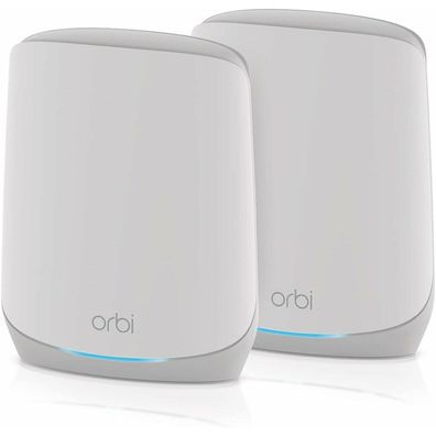 Orbi WiFi6 Tri-Band Mesh System 2er Set, Mesh Router (weiß)