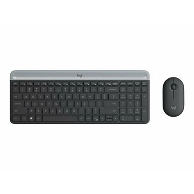 Logitech - Kabellose Tastatur-Maus-Kombination MK470 NORDIC