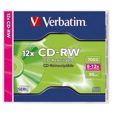 CD-RW Speichermedium Verbatim 10er Jewel Case