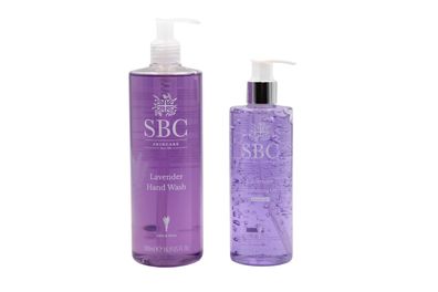SBC Skincare Lavender Moisturising Gel 300ml + Hand Wash 500ml