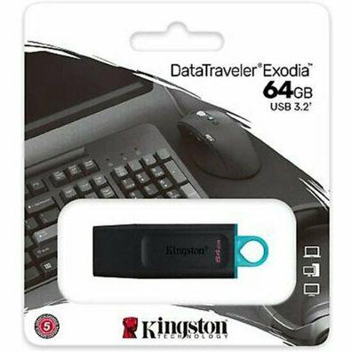 Kingston DataTraveler Exodia USB-Flash-Laufwerk USBFlashLaufwerk (DTX 64GB)