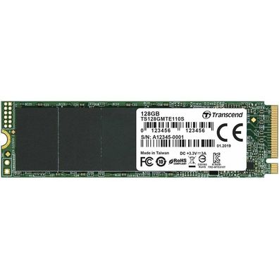 110S 128 GB (PCIe 3.0 x4, NVMe 1.3, M.2 2280)