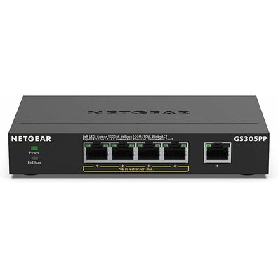 Netgear Switch GS305PP (GS305PP-100PES) (GS305PP100PES)