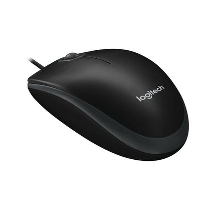 Logitech Logitech Mouse B100 USB black Schwarz (910-003357) (910003357)