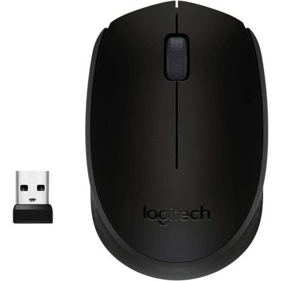Logitech Logitech Mouse M171 USB black Schwarz (910-004424) (910004424)