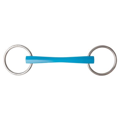 Zilco Trense Ring Snaffle flexible Flexi Mullen Blau