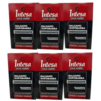 Intesa Pour Homme Energetisierender Aftershave-Balsam Engergy Power 6x100ml