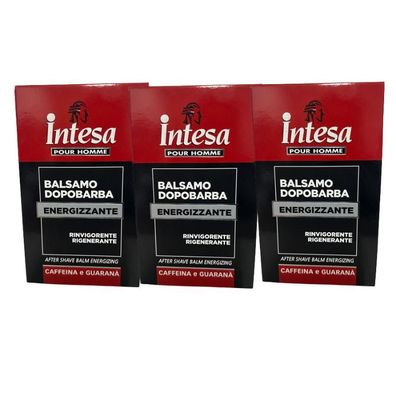 Intesa Pour Homme Energetisierender Aftershave-Balsam Engergy Power 3x100ml