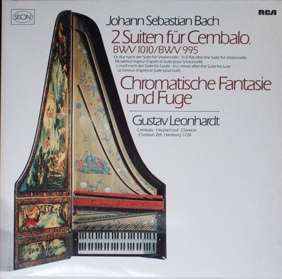 Seon RL 30391 - 2 Suiten Für Cembalo, BWV 1010/ BWV 995, Chromatische Fantasie U