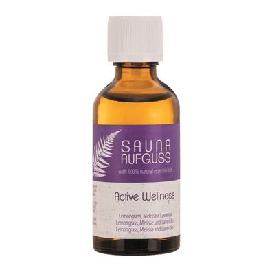 Sauna Aufguss Öl - Active Wellness, My Senso, 100% natürliche ätherische Öle, 50 ml
