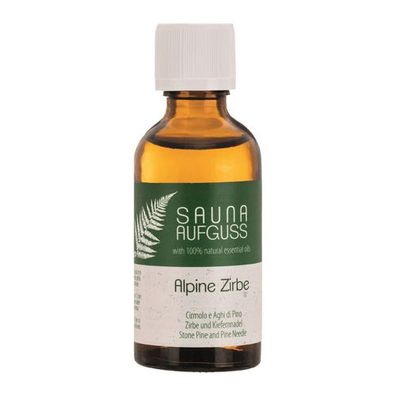 Sauna Aufguss Öl - Alpine Zirbe, My Senso, 100% natürliche ätherische Öle, 50 ml
