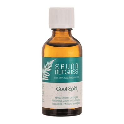 Sauna Aufguss Öl - Cool Spirit, My Senso, 100% natürliche ätherische Öle, 50 ml