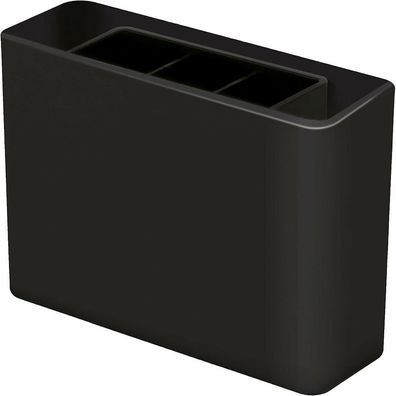 HAN Stiftehalter smart-Line schwarz Kunststoff 3 Fächer 13,5 x 4,0 x 9,8 cm